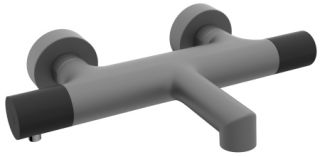 Смеситель для ванны AltroBagno Intento 0216 GrNe серый/черный